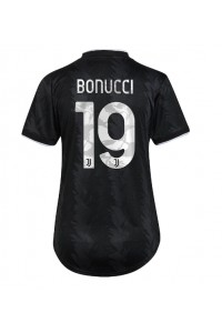 Juventus Leonardo Bonucci #19 Fotballdrakt Borte Klær Dame 2022-23 Korte ermer
